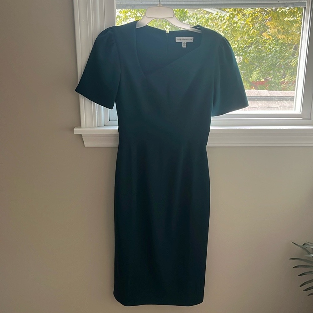 Forest Green Dress the Population Dress